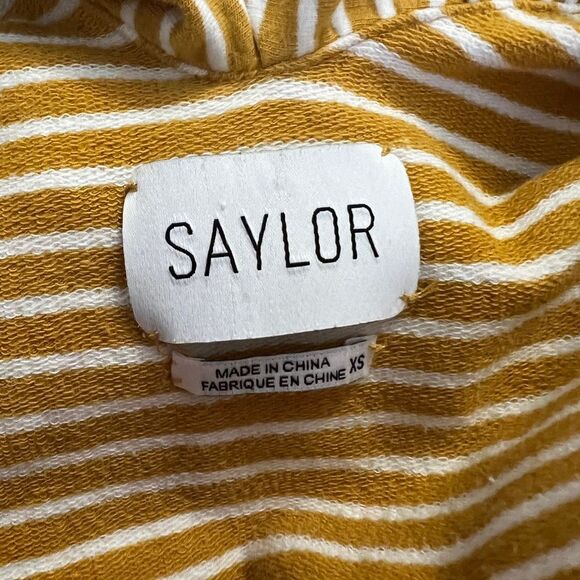 Saylor Tamanna Striped Ruffle Mini Dress XS - Picture 9 of 9